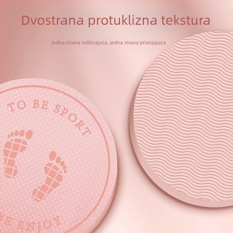 Joga podloga za kućnu upotrebu za unutarnje trčanje, protuklizna, apsorpcija šoka i tih dizajn; pogodna za dječje preskakanje užeta