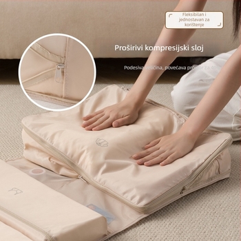 Putni organizator za odjeću 6 u 1 s preklopnim pretincima
