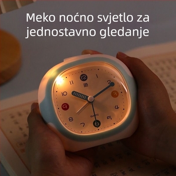 Budilnik za učenike, stolni sat u studenskom domu, sladak stil