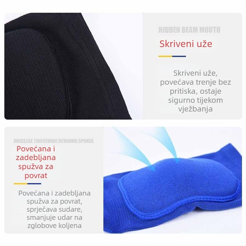 Koljeni štitnici od pjenastog materijala za ples i jogu, topli jastučići za zaštitu od udara za odbojku i druge sportove