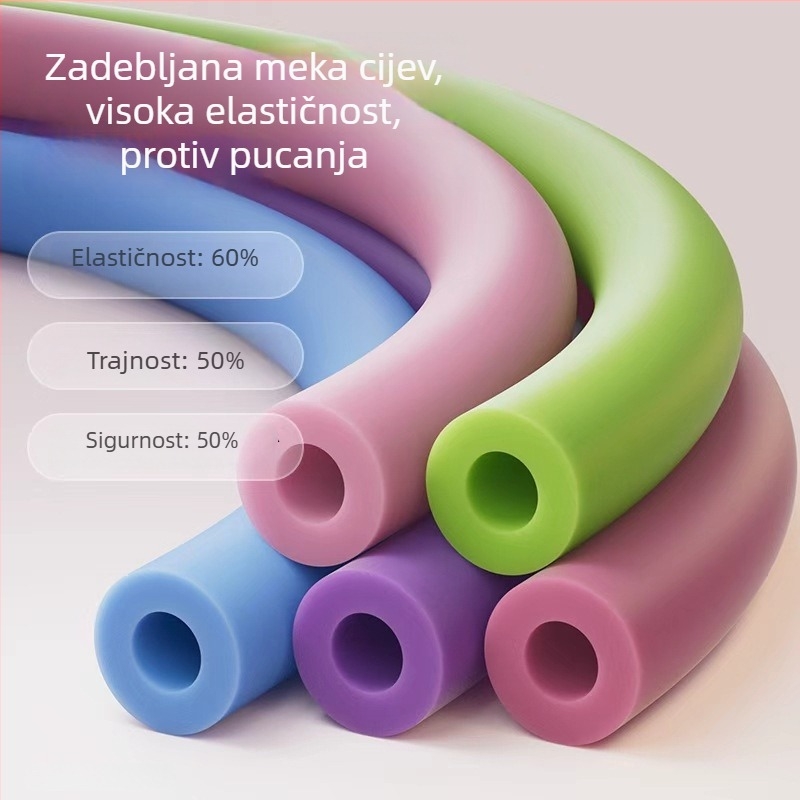 Elastična traka za kućni fitness i jogu, otvaranje ramena za žene, trening leđa i nogu, alat za vuču na vratima