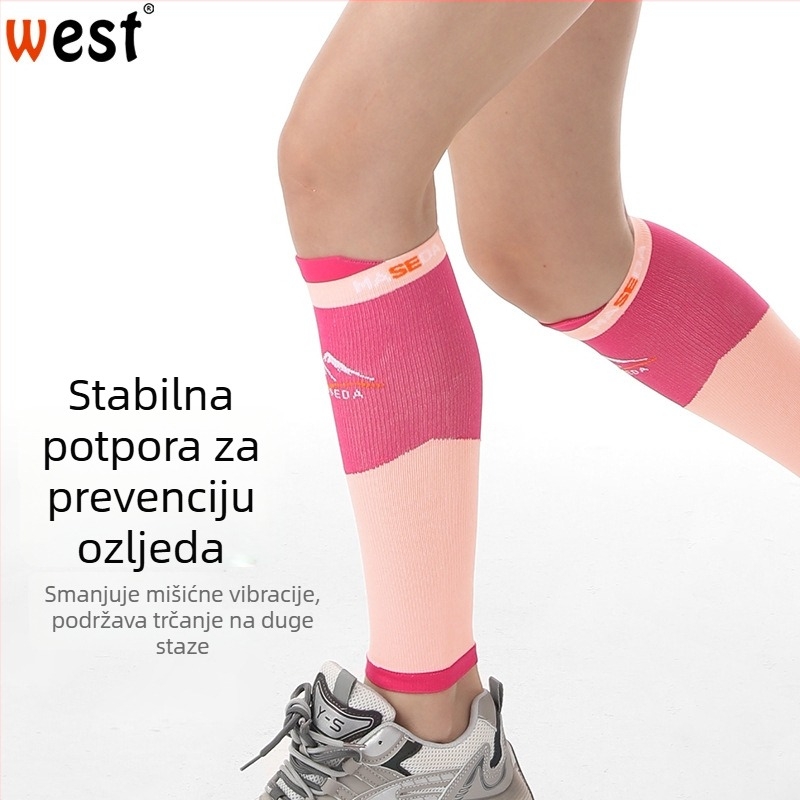 Maxda Najlonske kompresijske čarape za listove za trčanje, maraton i sport