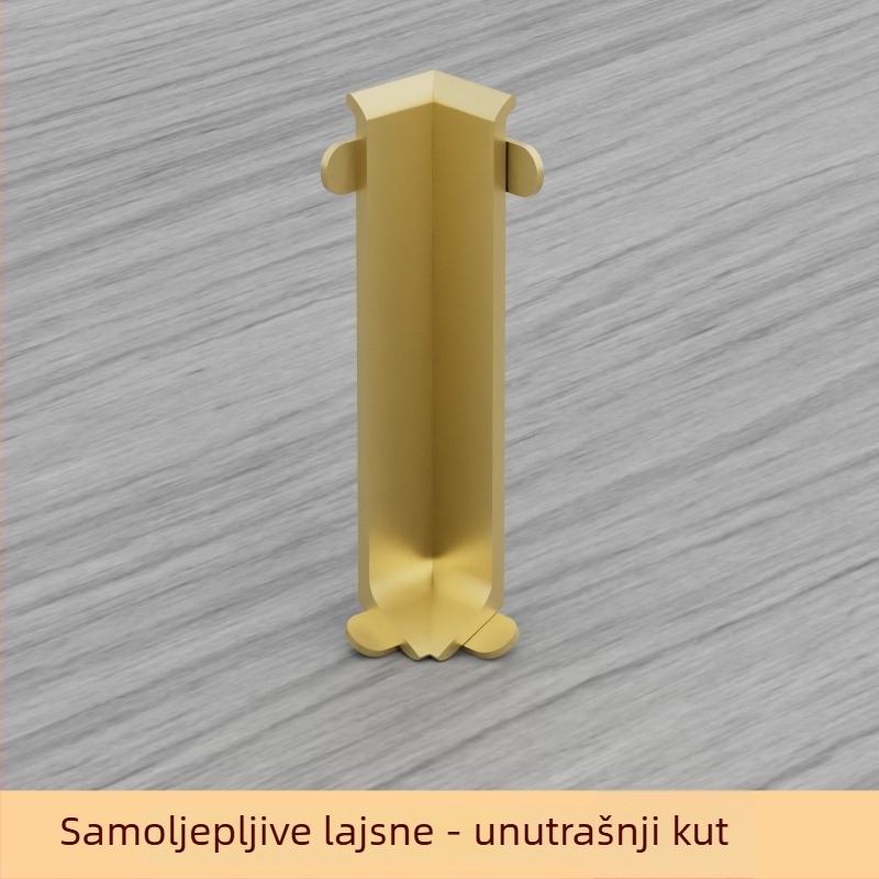 Samoljepljivi aluminijski prag za pod, širina 6/8 cm, krem boja