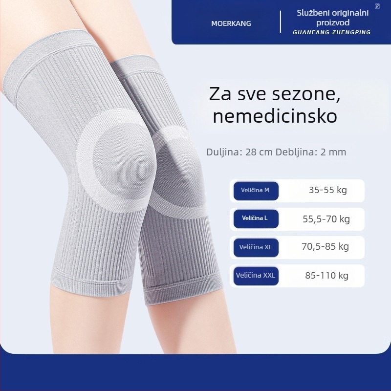 Ljetna koljena zaštita od bambusovog ugljena, lagana protuklizna zaštita zgloba za sport