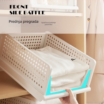 Ormar s pregradama širine 42 cm, izvlačni organizator za odjeću