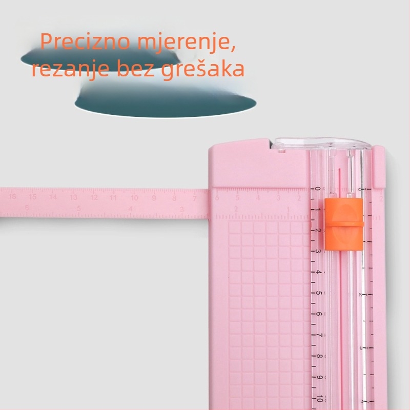 A5 dvostrani papirni rezač, plastični ručni rezni alat za dječje projekte