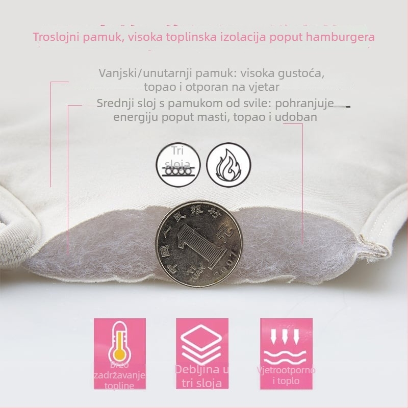 Unisex šal s flisom za toplinu vrata i ramena, debeli, za spavanje
