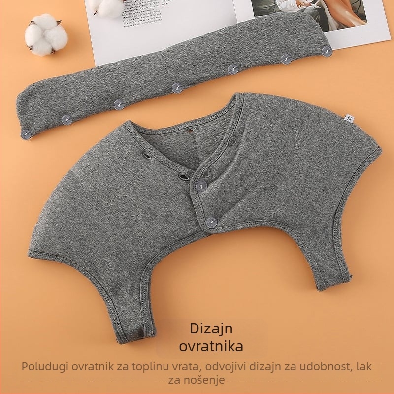 Unisex šal s flisom za toplinu vrata i ramena, debeli, za spavanje