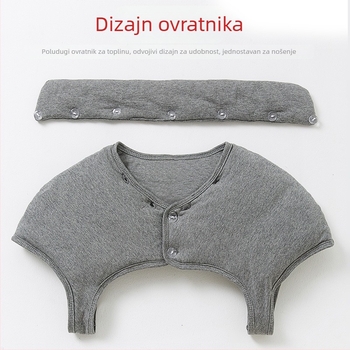 Debeli šal za ramena i vrat za odrasle, topao i udoban za jesen-zimu