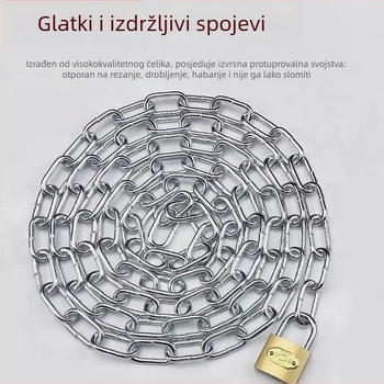 Lančana brava za bicikl i električni bicikl, protiv krađe, čelični lanac