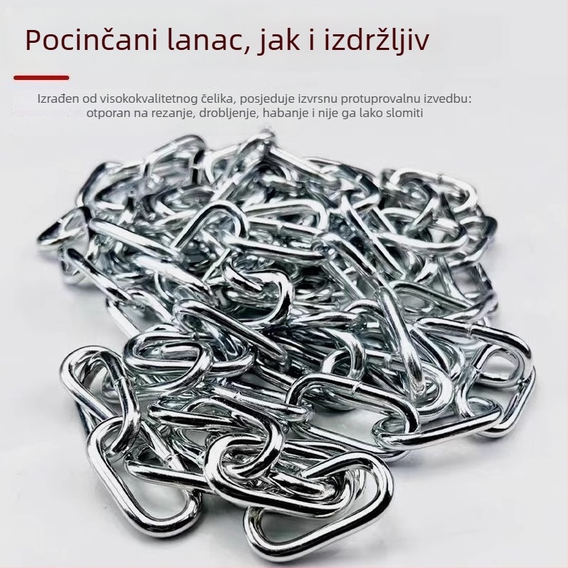 Lančana brava za bicikl i električni bicikl, protiv krađe, čelični lanac