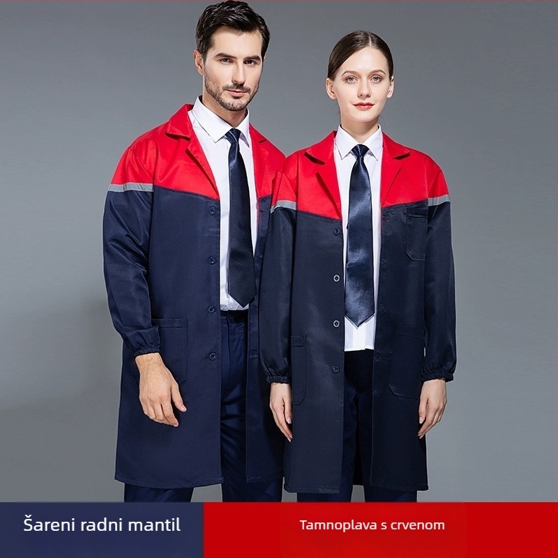 Vodootporna muška radna jakna za jesen-zimu, s flis podstavom, zaštita od prašine, za skladišta