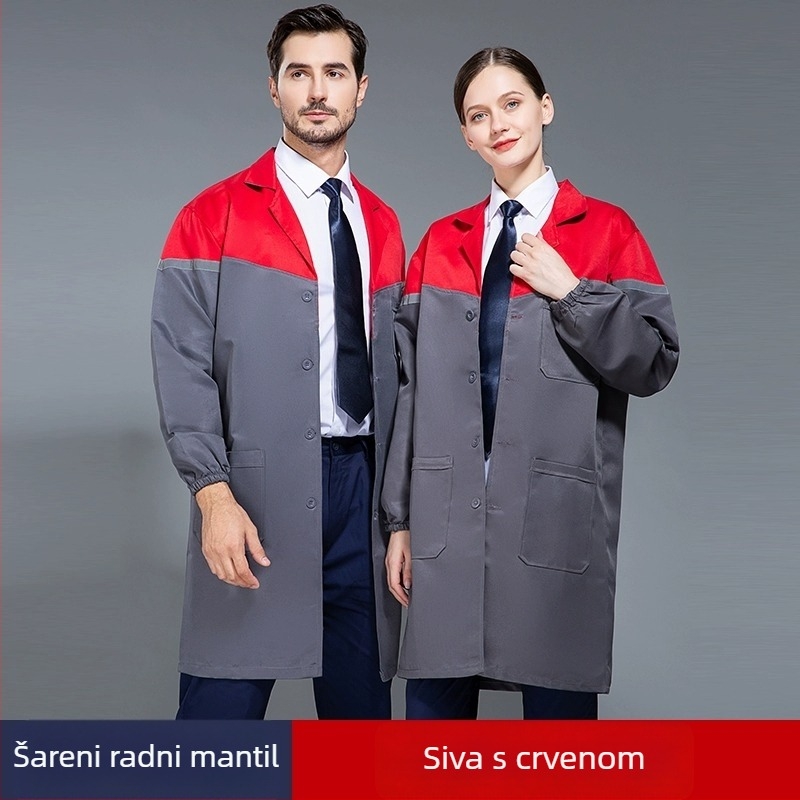 Vodootporna muška radna jakna za jesen-zimu, s flis podstavom, zaštita od prašine, za skladišta