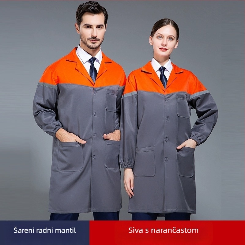 Vodootporna muška radna jakna za jesen-zimu, s flis podstavom, zaštita od prašine, za skladišta