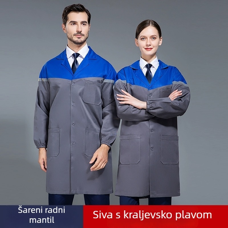 Vodootporna muška radna jakna za jesen-zimu, s flis podstavom, zaštita od prašine, za skladišta