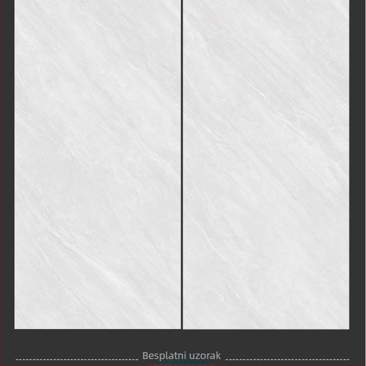 Porcelanska pločica s mramornim uzorom, cijelog tijela, 400x800 mm, sjajna pločica za zidove kuhinje i kupaonice, boja siva krem