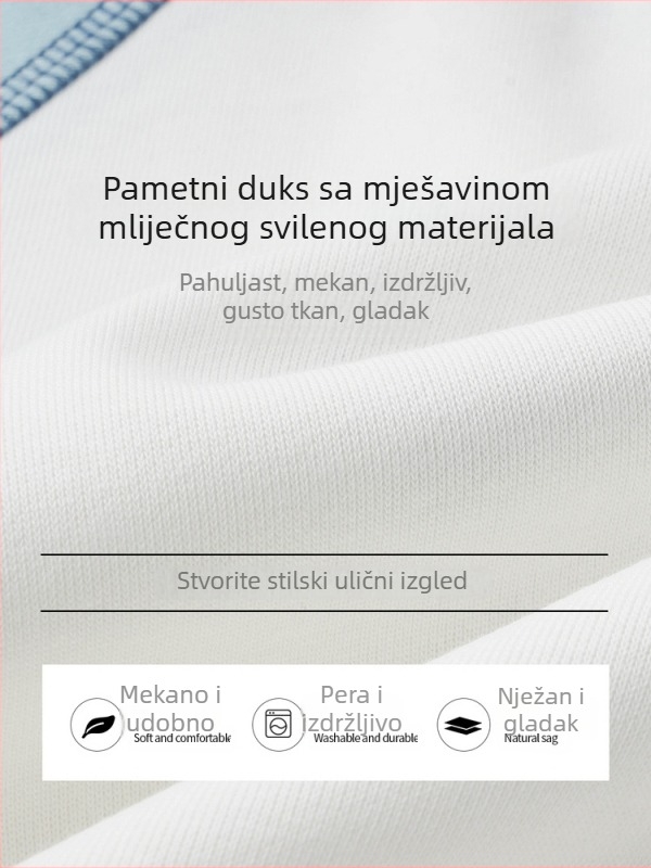 Tutu dječja pulover za djevojčice s malim slonom, dugi rukavi, crtani dizajn, pamuk