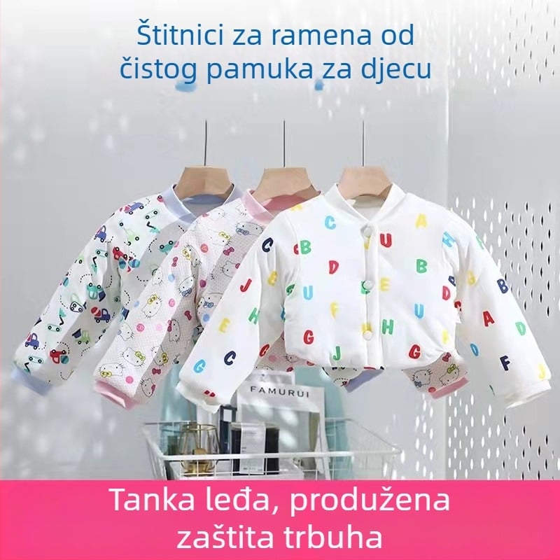Dječja vesta za ramena, topla i debela za spavanje, jesen-zima