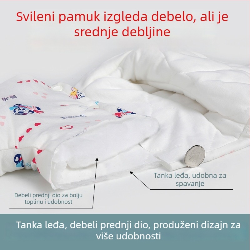 Dječja vesta za ramena, topla i debela za spavanje, jesen-zima