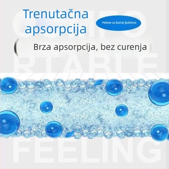 Psi hlačice za razdoblje – male pasmine, ženke, crtani stil Milaido