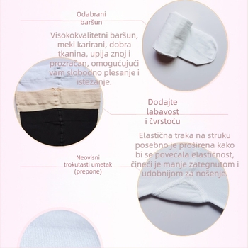 Dječje baletne tajice od velura s umetkom za vježbanje i ispite, bijele