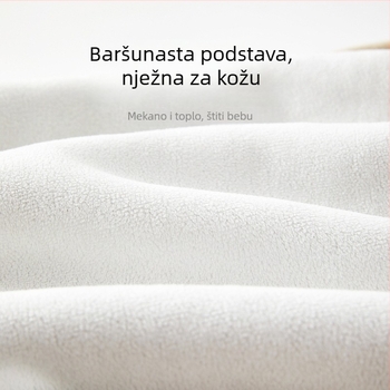 Dječja debela vesta bez rukava za jesen-zimu, s flisom i poliesterom, za djecu 1–3 godine, unisex