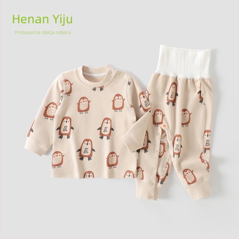 Dvodjelni dječji pidžama set, unisex, jesen-zima, za djecu 1–3 godine