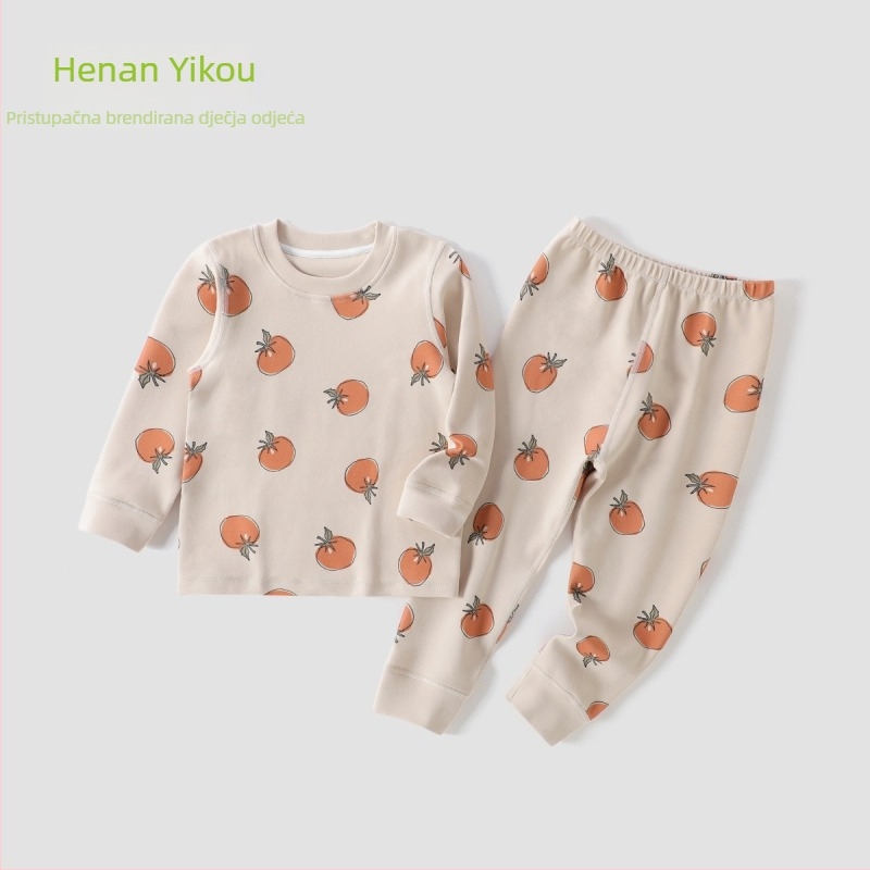 Dvodjelni dječji pidžama set, unisex, jesen-zima, za djecu 1–3 godine