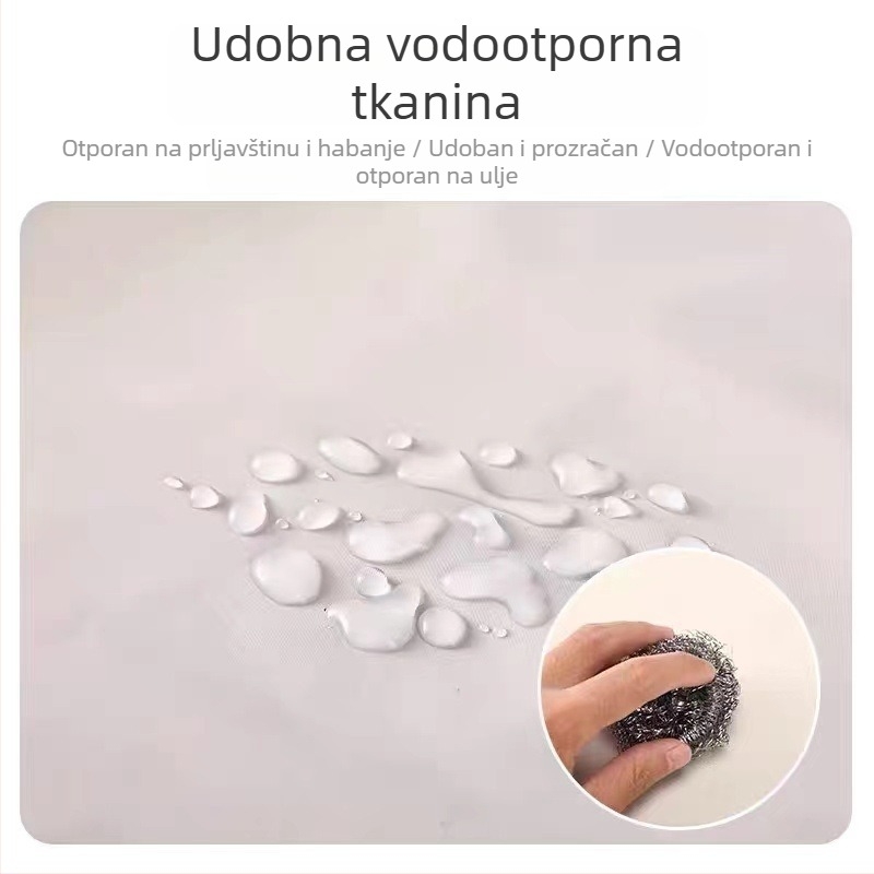 Pregača s karikaturalnim printom, vodootporna i otporna na masnoće, za kućnu kuhinju i catering štandove, s personaliziranim logotipom