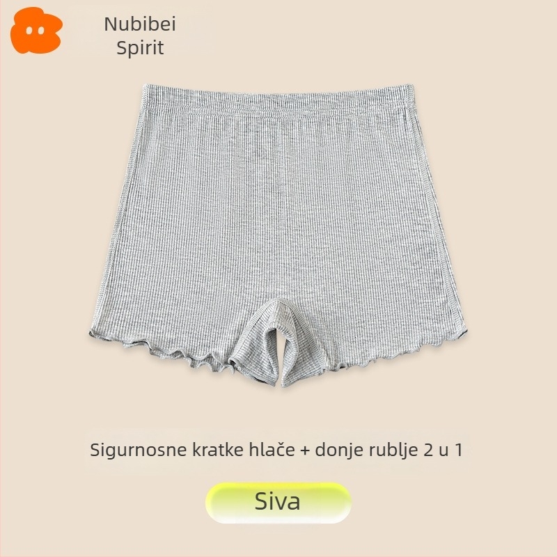 Dječje gaćice od pamuka s integriranim šortovima za diskreciju, 2 u 1, ljetne tanke