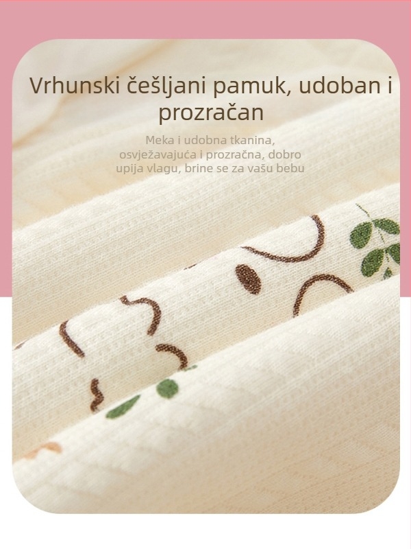 Dječje toplo gornje odjeće za djevojčice, jesen-zima, pamučni quilted top, 0–2 godine, 120 g