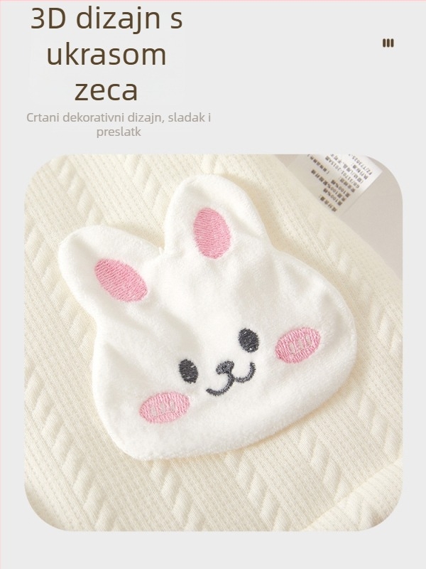 Dječje toplo gornje odjeće za djevojčice, jesen-zima, pamučni quilted top, 0–2 godine, 120 g
