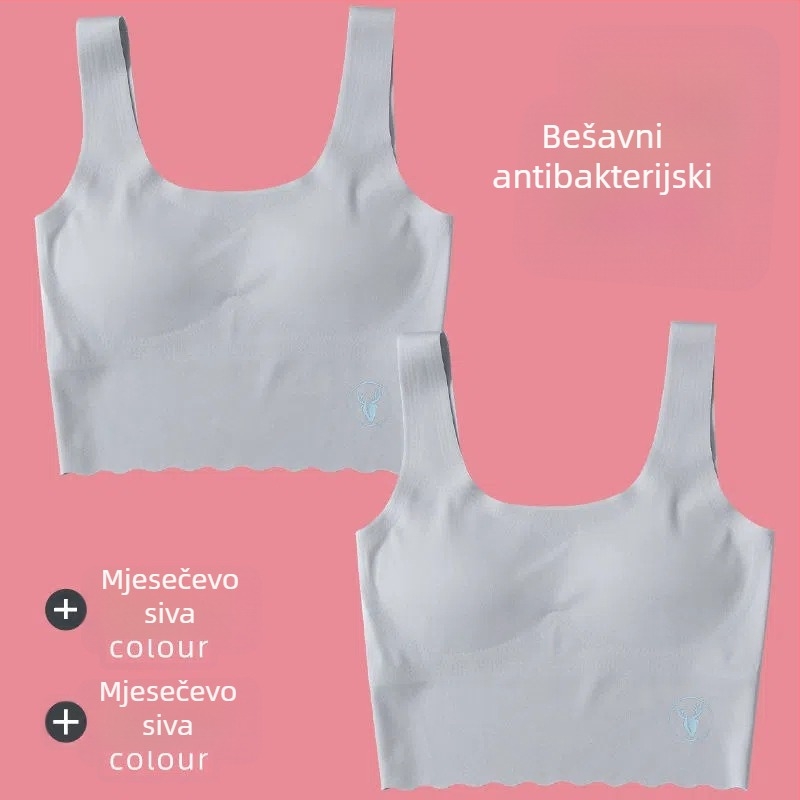 Srednje duga bešumna razvojna grudnjaka za djevojčice, vest-stil donjeg rublja za uzrast 12–15