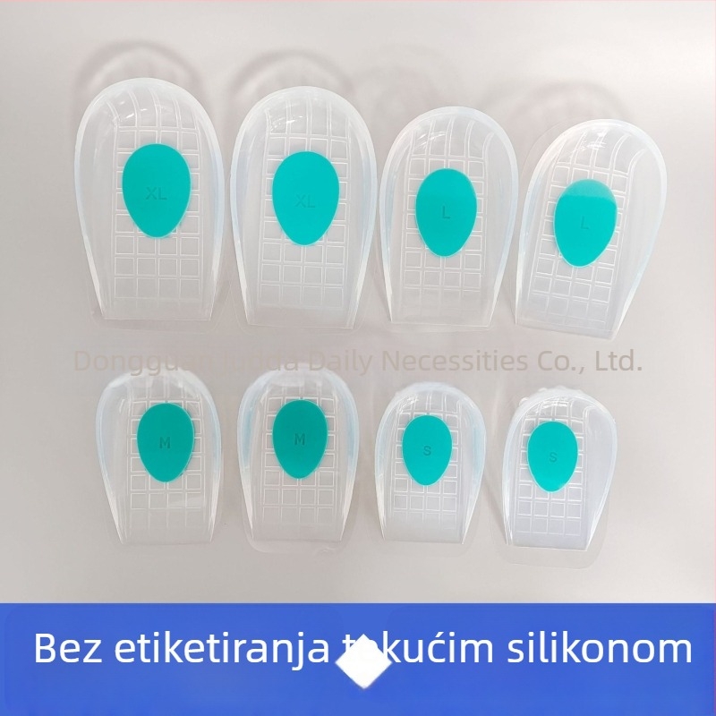 Gel potplata za petu s mrežnim masažom i apsorpcijom udara, polovične veličine uloška