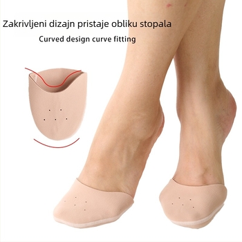 Baletni navlaci za prste s platnenom zaštitom vrha – jastučići protiv trljanja i boli, mekani i prozračni