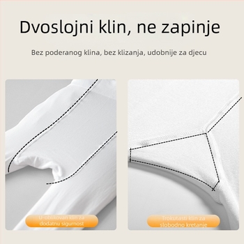 Dječje baletne tajice, bijele, lagane za ljetnu plesnu vježbu, s protukliznim dnom