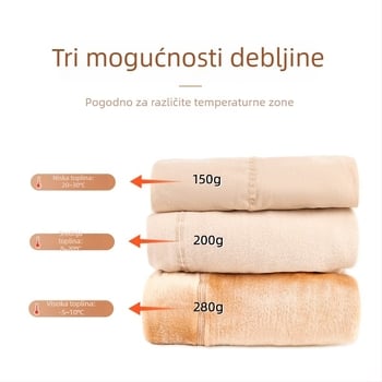 Dvoslojni tajice za velike veličine s fleece podstavom za jesen-zimu, visoka elastičnost, prirodan osjećaj kože