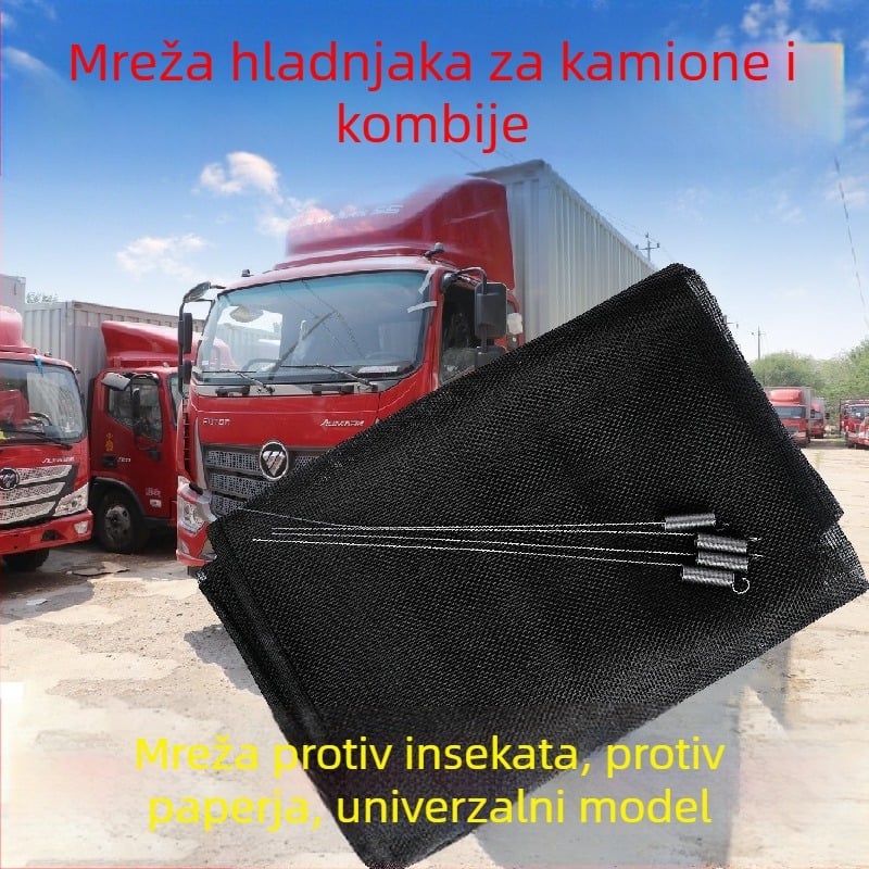 Mreža protiv insekata za vodeni spremnik kamiona, univerzalna veličina, crna