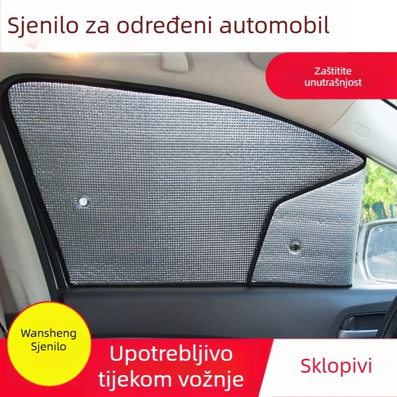 Prilagođena automobilska sjenila za sunce – za prozore i krovno staklo