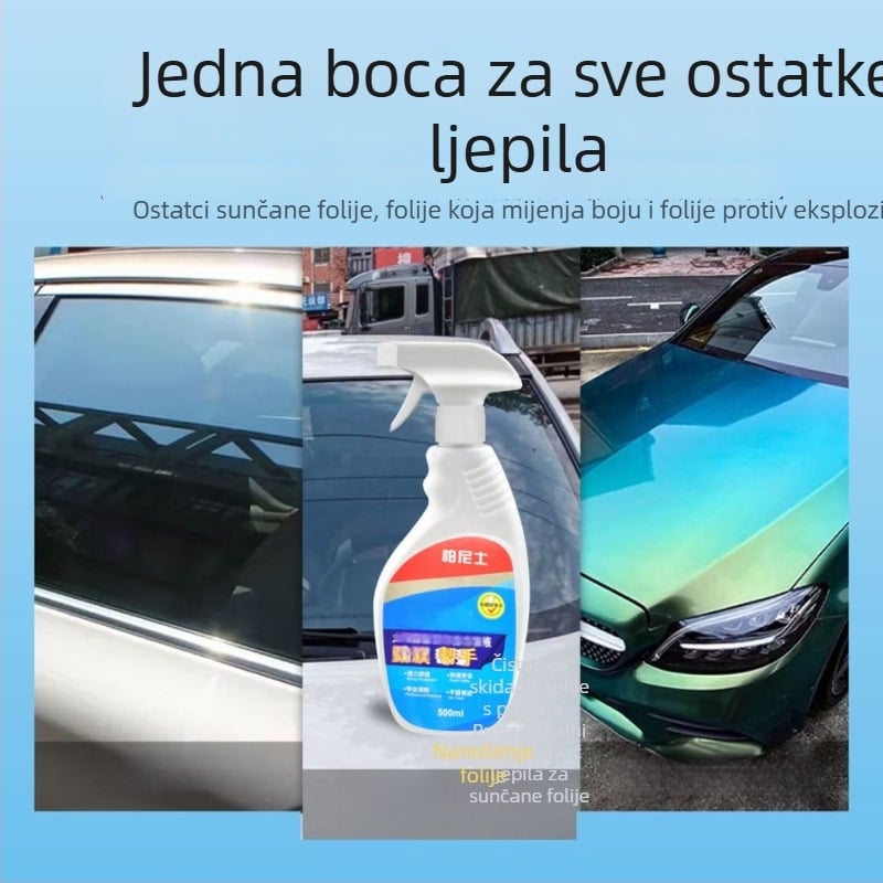 Uklanjivač ljepila s filma za automobil prozore – snažno sredstvo za uklanjanje starog ljepila i ostataka ljepila s lakirane površine