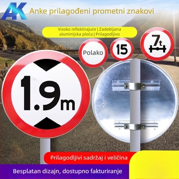 Anke znak ograničenja brzine, prometni znak, sigurnosni znak, znak zabrane parkiranja