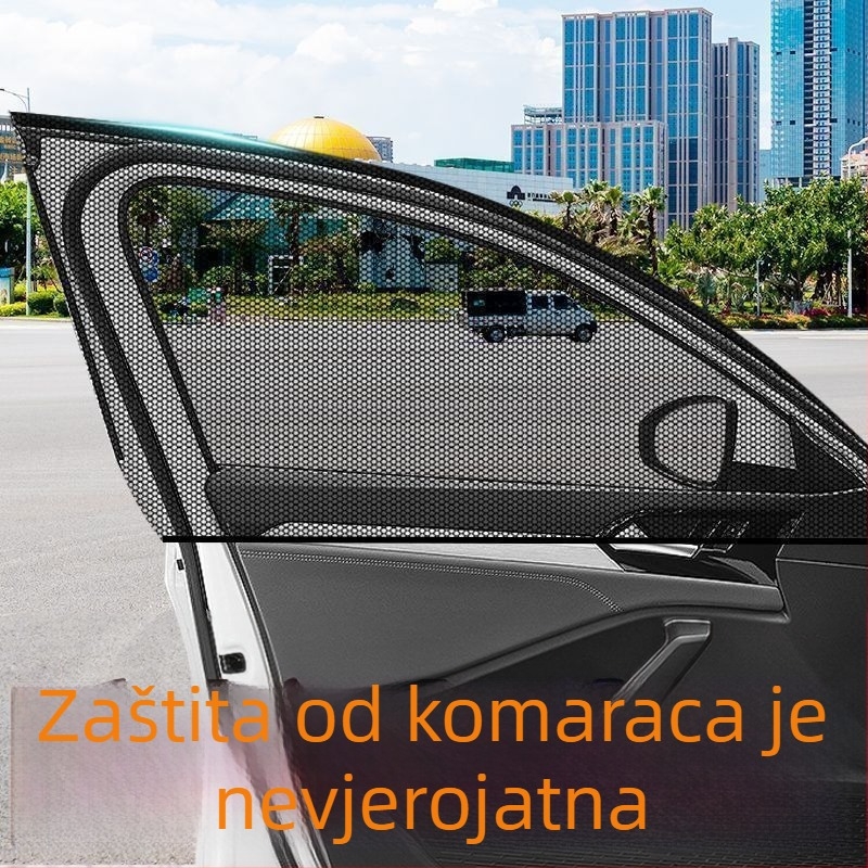 Automobilska zavjesa za sunce s zaštitom od komaraca, toplinska izolacija i privatnost prozora