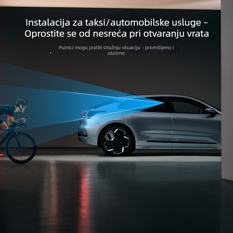 Unutarnje malo okruglo ogledalo za mrtve kutove, širokokutno ogledalo za unutrašnjost vozila