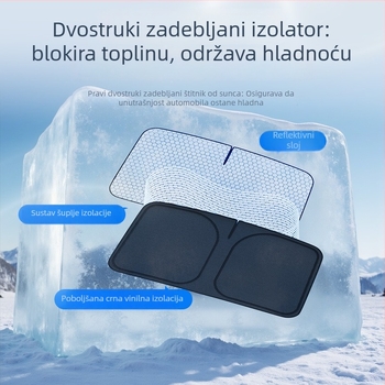 Grafenov suncobran za prednje staklo automobila