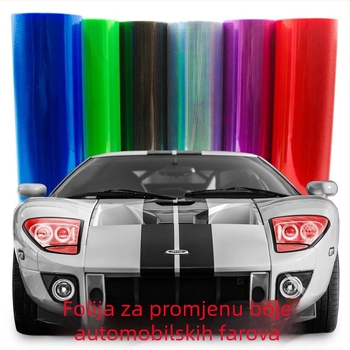 Prozirni samoljepljivi film za promjenu boje prednjih i stražnjih svjetala – dekorativni auto film.