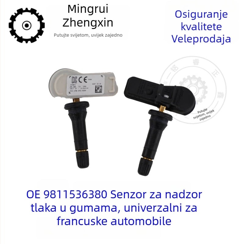 Senzor za nadzor tlaka u gumama 9811536380, kompatibilan s Peugeot Citroën 308, 508 i 3008.