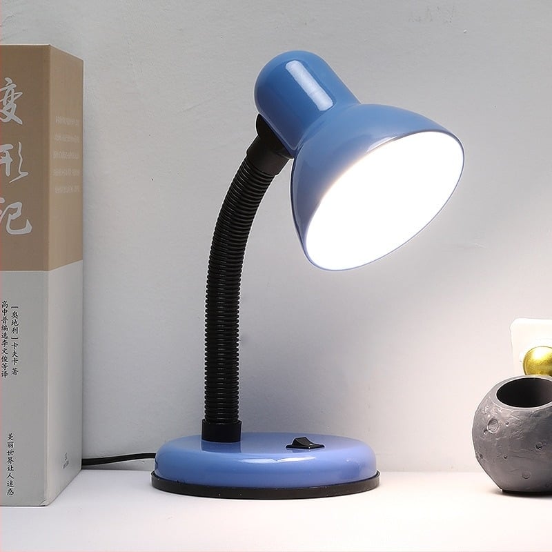 LED stolna lampa za čitanje s zamjenjivom žarulom, zaštita očiju, napajanje iz utičnice, studentska soba
