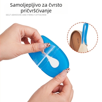 U-oblikovana podložka za petu, unisex, debela, mekana, otporna na habanje, amortizirajući uložak za visoke potpetice, udoban prilagodljivi polu broj
