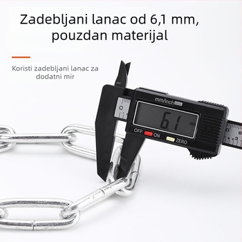 Katanac s metalnim kablom za planinske bicikle, električne bicikle i motocikle