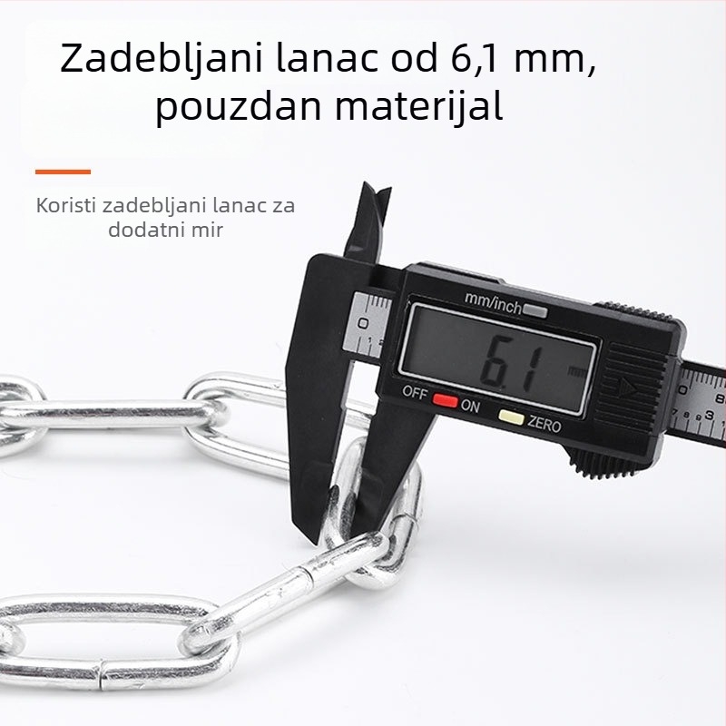 Katanac s metalnim kablom za planinske bicikle, električne bicikle i motocikle